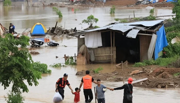 Banjir dan Longsor Terjang Sukaresik, Seorang Nenek Meninggal Dunia